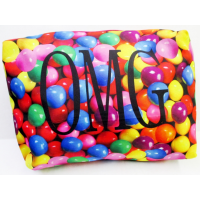 Cosmetic/Toiletry Bag/Pencil Case- Large OMG Gumballs